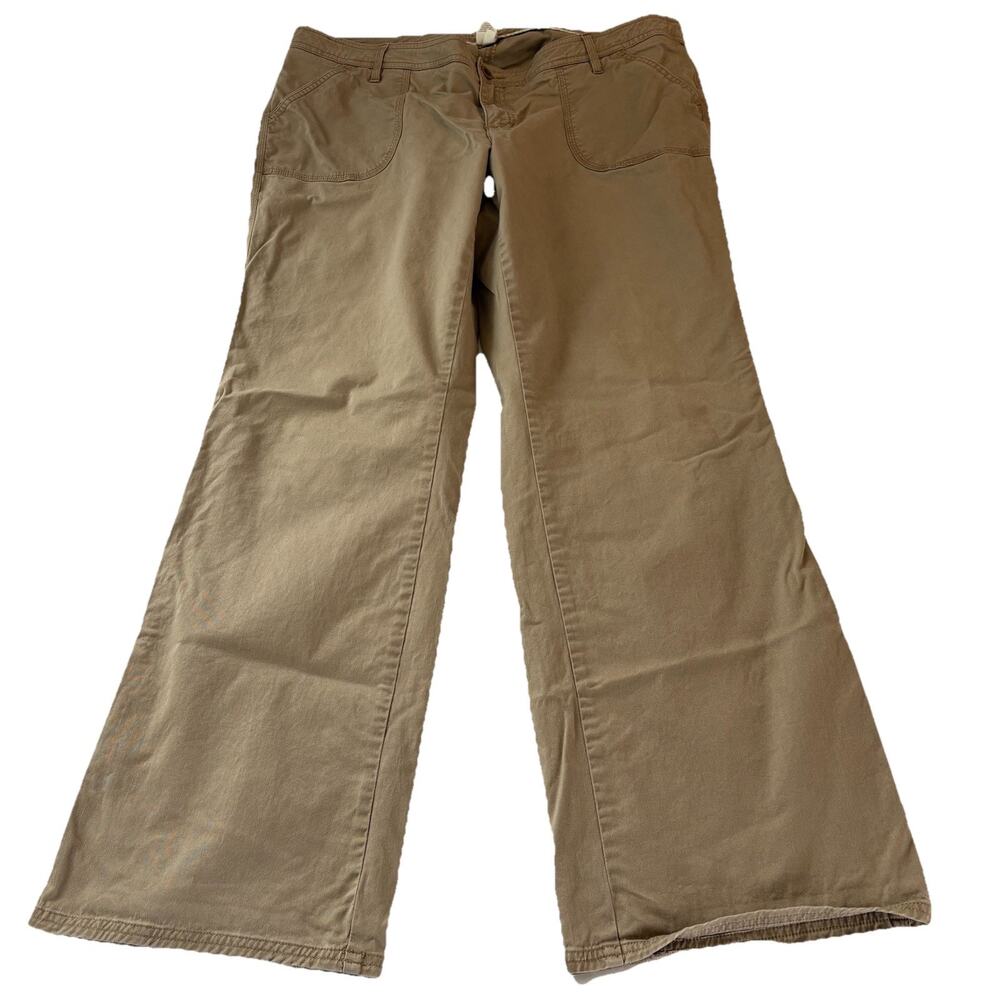 Sonoma Women’s Khaki Boot Cut Modern Fit Pants Size 18W 41x32.5 Business Casual